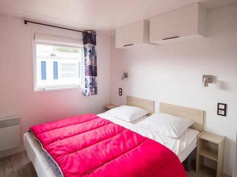 MOBILHOME 6 personnes - MOBILE HOME CARAIBES 3 chambres 40m² avec terrasse semi couverte