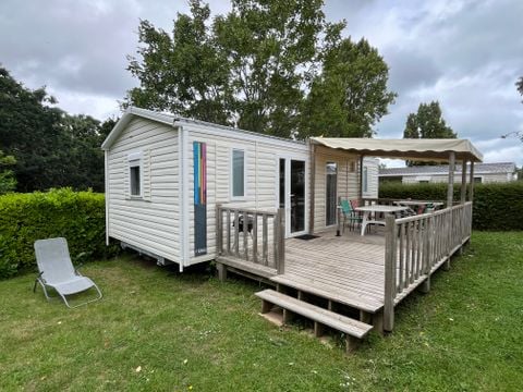 MOBILHOME 4 personnes - MOBILE HOME NIRVANA DUO 32m² avec terrasse semi couverte