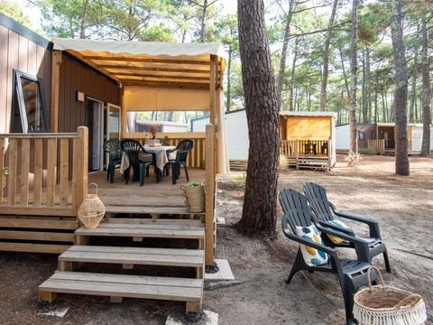 MOBILHOME 6 personnes - 3 chambres - CLIM - TV - LV