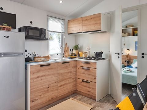 Mobilhome 6 personnes - 3 chambres - CLIM - TV - Lave-vaisselle