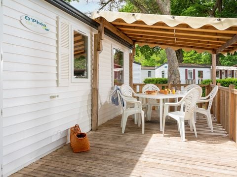 MOBILHOME 6 personnes - Classic | 3 Ch. | 6 Pers. | Terrasse surélevée