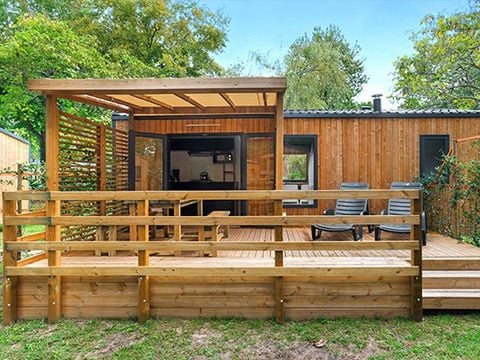 MOBILHOME 4 personnes - Ultimate | 2 Ch. | 4 Pers. | Terrasse surélevée | Clim. | TV
