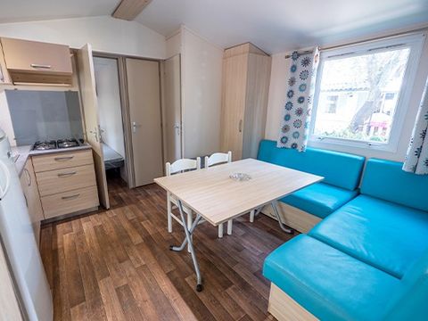 MOBILHOME 6 personnes - Comfort XL | 3 Ch. | 6 Pers. | Terrasse surélevée | Clim. | TV