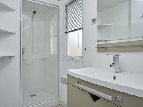 MOBILHOME 6 personnes - Premium Azure | 3 Ch. | 6 Pers. | Terrasse surélevée | Clim.