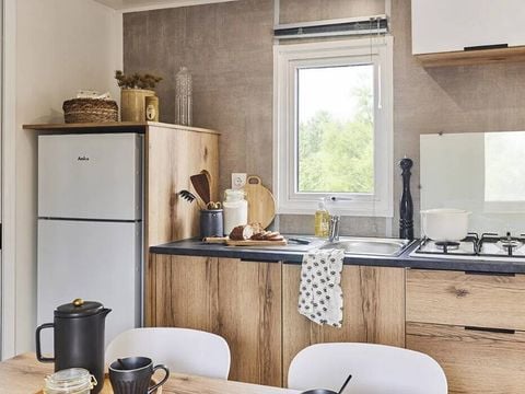 MOBILHOME 6 personnes - Mobil-home | Comfort | 3 Ch. | 6 Pers. | Terrasse couverte | 1 SDB | Clim.