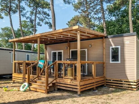 MOBILHOME 6 personnes - Mobil-home | Comfort | 3 Ch. | 6 Pers. | Terrasse couverte | 1 SDB | Clim. | TV