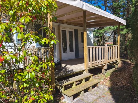 MOBILHOME 4 personnes - 30m² - 2 chambres - n° 33 Terrasse couverte du SAMEDI au SAMEDI