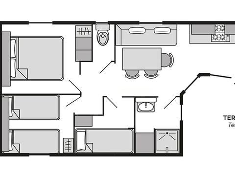 MOBILHOME 6 personnes - Soléo STANDARD