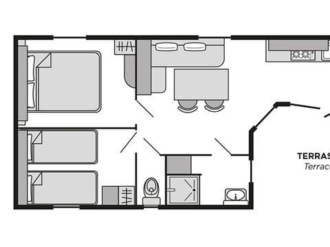 MOBILHOME 4 personnes - Soléo STANDARD