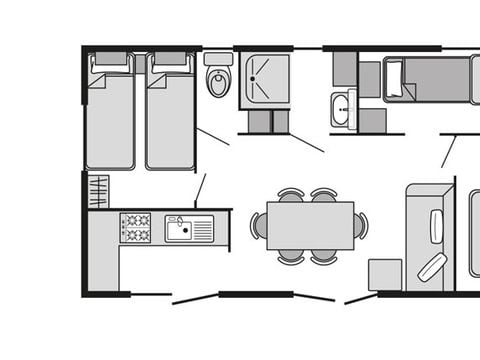MOBILHOME 6 personnes - Palma CONFORT Climatisé