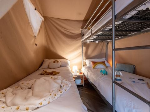 TENTE TOILE ET BOIS 5 personnes - Tente Maori.