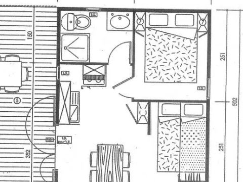 CHALET 5 personnes - LAVANDE 2 ch