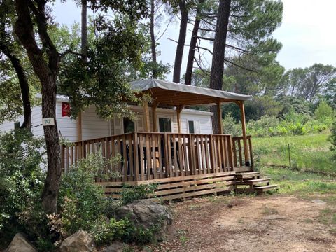 MOBILHOME 4 personnes - PROVENCE 2 chambres climatisées avec TV