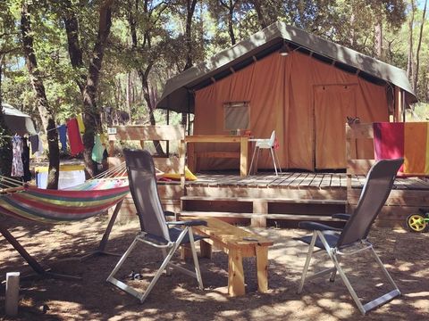 TENTE 5 personnes - SAFARI LODGE L 2 ch sans sanitaires