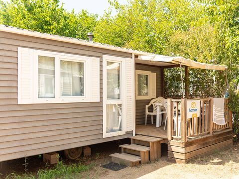 BUNGALOW 4 personnes - Mobil-home | Comfort | 2 Ch. | 4 Pers. | Terrasse simple | Clim. | TV