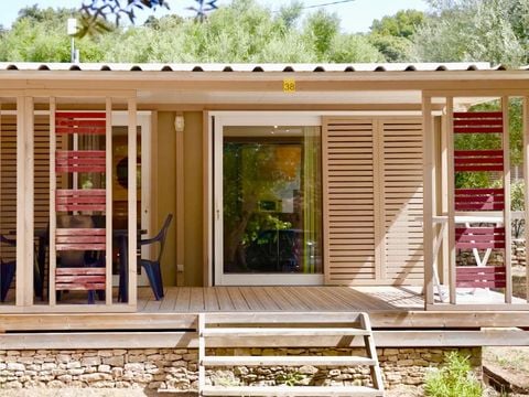 CHALET 4 personnes - Chalet bois 2 chambres Climatisé 
