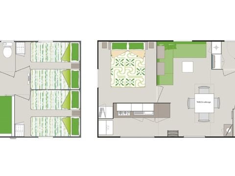 MOBILHOME 8 personnes - TEXAS STANDARD