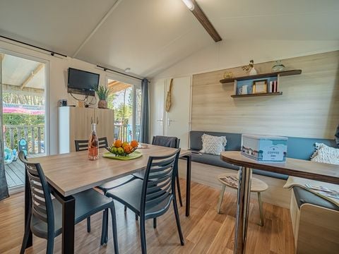 MOBILHOME 6 personnes - PASSION - TV - PLANCHA