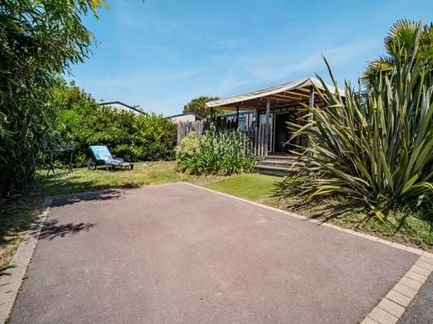 MOBILHOME 4 personnes - Duo Premium 3 Pièces 4 Personnes Jacuzzi + Climatisé + TV 