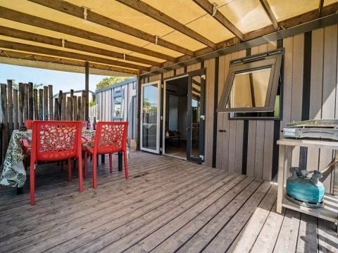 MOBILHOME 4 personnes - Duo Premium 3 Pièces 4 Personnes Jacuzzi + Climatisé + TV 