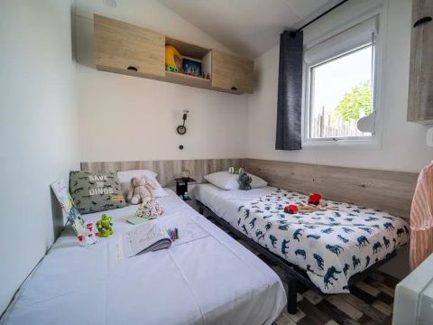 MOBILHOME 6 personnes - Trio Premium 4 Pièces 6 Personnes Jacuzzi + Climatisé + TV