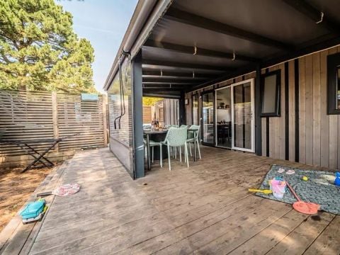 MOBILHOME 8 personnes - Quattro Premium 5 Pièces 8 Personnes Jacuzzi + Climatisé + TV 