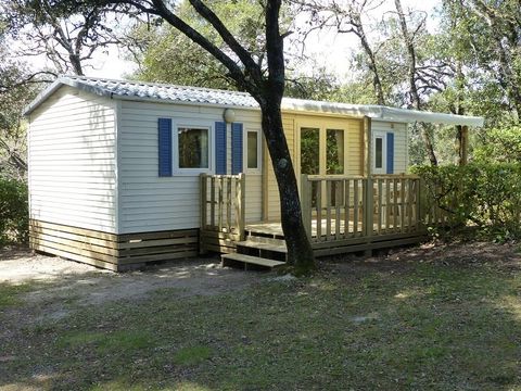 MOBILHOME 6 personnes - Mobil-Home Confort Sun Roller -35m² (3ch) - terrasse semi-couverte - clim 2/6 pers