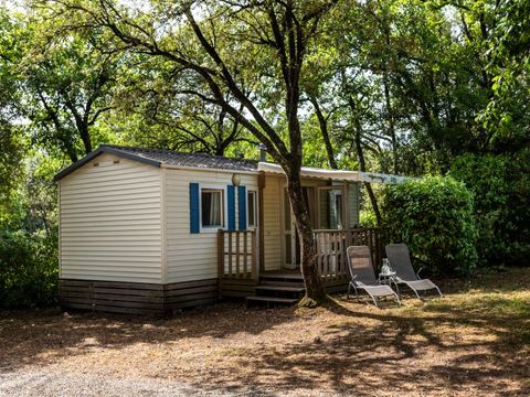 Mobilhome 2/6 personnes - Confort Sun Roller -35m² - 3 chambres - Terrasse semi-couverte - Clim