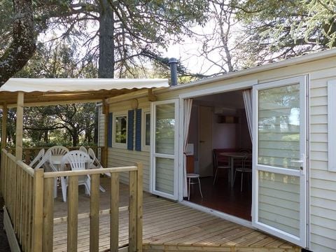 MOBILHOME 6 personnes - Mobil-Home Confort Sun Roller -35m² (3ch) - terrasse semi-couverte - clim 2/6 pers