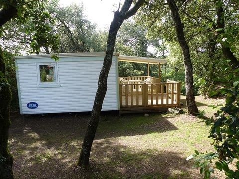 Mobilhome 4 personnes - Mobil-Home Confort -28m² -2 chambres - terrasse semi-couverte - TV - Clim 2/4 pers