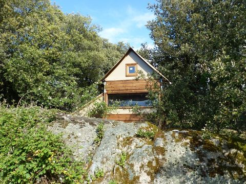 TENTE TOILE ET BOIS 4 personnes - Tente Bivouac XL sur pilotis Standard 2 chambres - en pleine nature (sans sanitaires) 2/4 pers