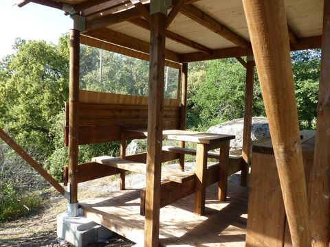 TENTE TOILE ET BOIS 2 personnes - Tente Bivouac Small sur pilotis Standard 1 chambre - en pleine nature (sans sanitaires) 1/2 pers
