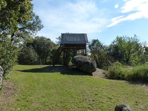 TENTE TOILE ET BOIS 2 personnes - Tente Bivouac Small sur pilotis Standard 1 chambre - en pleine nature (sans sanitaires) 1/2 pers