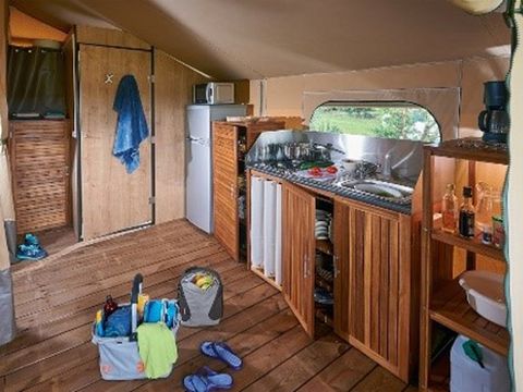 Bungalow toilé 5 personnes - Lodge Prestige