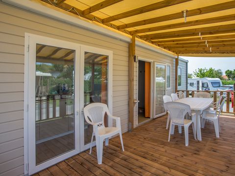 MOBILHOME 6 personnes - C- Mobil-home Baltique climatisé 3 chambres