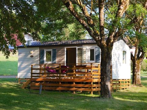 MOBILHOME 6 personnes - Mobil home 27m² + terrasse (4 adultes max + 2 pers. - 18 ans) 4/6 pers