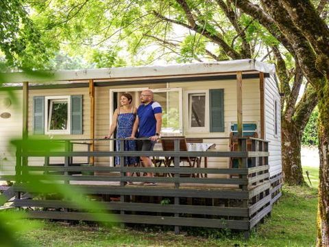 MOBILHOME 6 personnes - Mobil home 27m² + terrasse (4 adultes max + 2 pers. - 18 ans) 4/6 pers