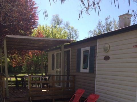 MOBILHOME 6 personnes - Mobil home 27m² + terrasse (4 adultes max + 2 pers. - 18 ans) 4/6 pers
