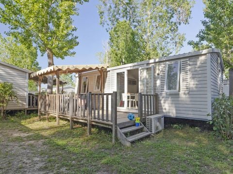 MOBILHOME 6 personnes - Mobil-home | Comfort | 3 Ch. | 6 Pers. | Terrasse surélevée | Clim.