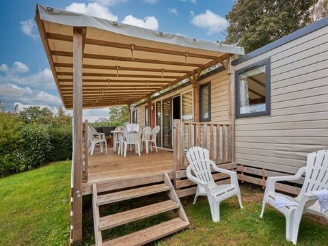 MOBILHOME 4 personnes - Mobil-home | Premium Exclusive | 2 Ch. | 4 Pers. | Terrasse Lounge | Clim. | TV