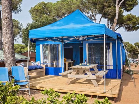 TENTE TOILE ET BOIS 5 personnes - Super Lodge Tent  Cala Gogo (sans sanitaires) Par Lietsyle Holidays 
