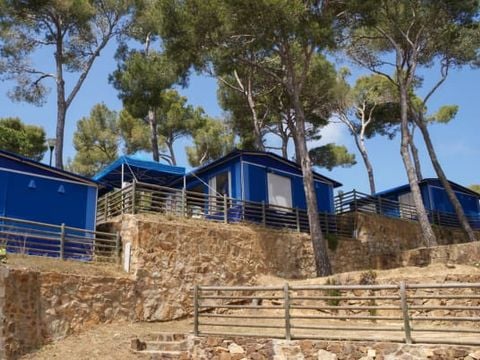 TENTE TOILE ET BOIS 5 personnes - Super Lodge Tent  Cala Gogo (sans sanitaires) Par Lietsyle Holidays 