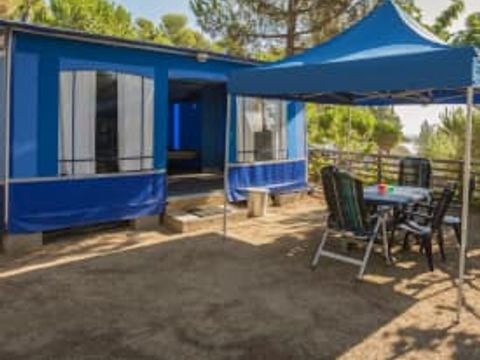 TENTE TOILE ET BOIS 5 personnes - Super Lodge Tent  Cala Gogo (sans sanitaires) Par Lietsyle Holidays 