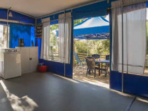 TENTE TOILE ET BOIS 5 personnes - Super Lodge Tent  Cala Gogo (sans sanitaires) Par Lietsyle Holidays 