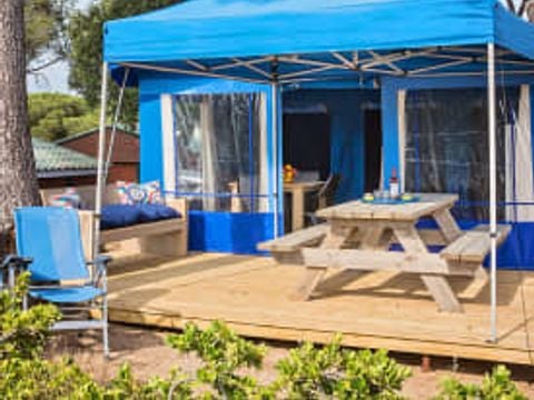 TENTE TOILE ET BOIS 5 personnes - Super Lodge Tent  Cala Gogo (sans sanitaires) Par Lietsyle Holidays 
