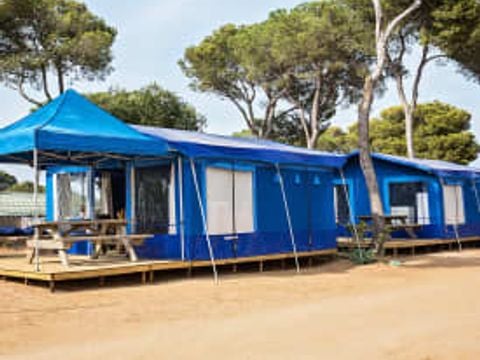 TENTE TOILE ET BOIS 5 personnes - Super Lodge Tent  Cala Gogo (sans sanitaires) Par Lietsyle Holidays 
