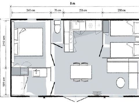 MOBILHOME 4 personnes - CROMA