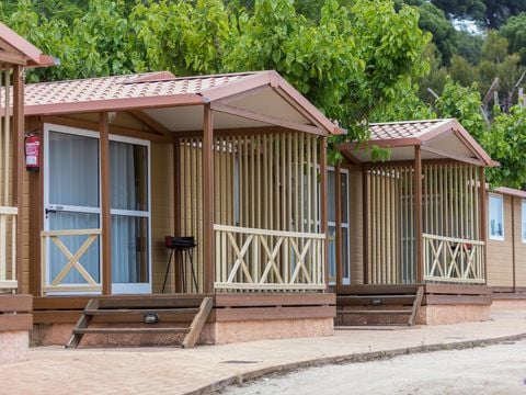 BUNGALOW 5 personnes - Bungalow Morea 5 places, terrasse couverte,  Clim, TV, 25m²