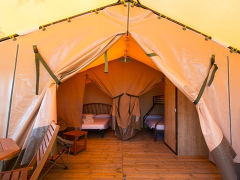 Tente en toile et en bois 5 personnes - KENYA