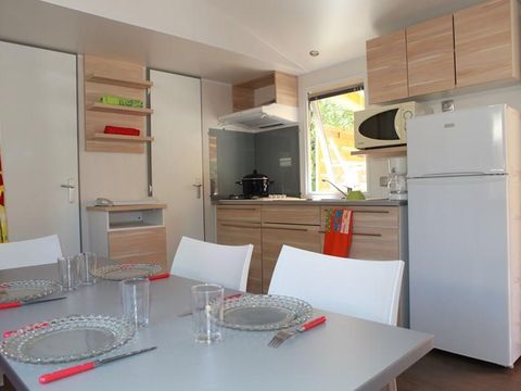 MOBILHOME 6 personnes - Mobilhome BLIMOUSES - 3 chambres climatisées 6 pers